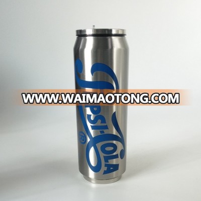 Custom Full Printing Stainless Steel Cola thermos can bottle