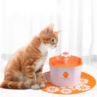 Amazon top selling pet dog automatic electric drinking water cat drinking fountain without noise(with cushion)